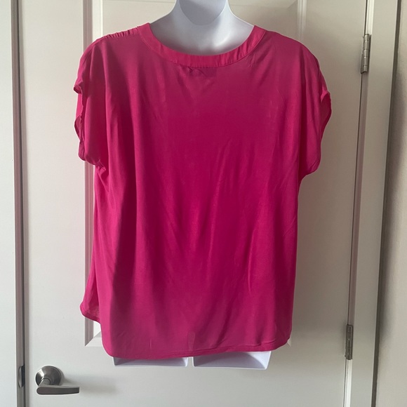 INC Hot Pink blouse - Picture 2 of 2